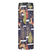 ウッドランドお洒落トナカイの冬 タンブラー (裏面)