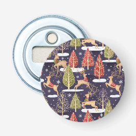 ウッドランドお洒落トナカイの冬 栓抜き