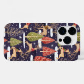 ウッドランドお洒落トナカイの冬 Case-Mate iPhoneケース (裏面 (横))