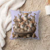 ウッドランドお洒落ドリームズ子供部屋枕 クッション (ブランケット)