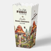 ウッドランドお洒落フォレストのキノコの赤ちゃんシャワー フェイバーボックス (正面)