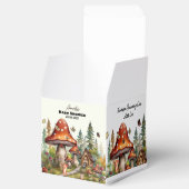 ウッドランドお洒落フォレストマッシュルームの赤ちゃんシャワー フェイバーボックス (オープン)