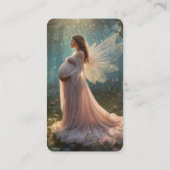 ウッドランドお洒落フローラフォトベビーシャワー エンクロージャーカード (裏面)