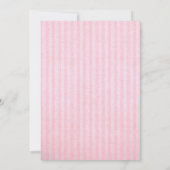 ウッドランドかわいいベビーゾウ赤ちゃんシャワー招待状 招待状 (裏面)