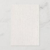 ウッドランドかわいい動物の本リクエスト赤ちゃんシャワー エンクロージャーカード (裏面)