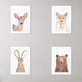 ウッドランドかわいい水彩林動物セット (正面)