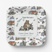 ウッドランドが時にジェンダーが明かす ペーパープレート (正面)