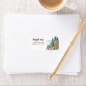 ウッドランドが自然の住所 ラベル (インサイチュ)