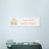 ウッドランドきのこの赤ちゃんシャワー 横断幕 (トレードショー)