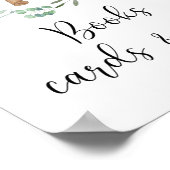 ウッドランドには本のカードやギフトポスターが貼られている ポスター (角)