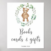 ウッドランドには本のカードやギフトポスターが貼られている ポスター (正面)