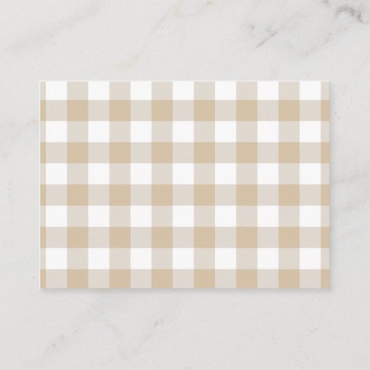 ウッドランドのクマのおむつラッフルをかろうじて待つことができる エンクロージャーカード (裏面)