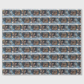 ウッドランドのクリスマス動物 – 私たち全員から ラッピングペーパー (フラット)