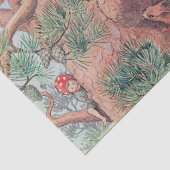 ウッドランドの動物と子供エルサ・ベスコウ 薄葉紙 (詳細)