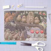 ウッドランドの動物と子供エルサ・ベスコウ 薄葉紙 (クラフト)