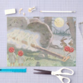 ウッドランドの動物と子供エルサ・ベスコウ 薄葉紙 (クラフト)