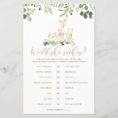 ウッドランドの動物は彼女はむしろ赤ちゃんシャワーのゲームをする (正面)