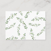 ウッドランドの動物は赤ちゃんシャワーのゲームの数を推測 プレイスカード (裏面)