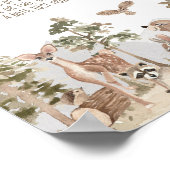 ウッドランドの動物を深夜おむつ ポスター (角)