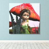 ウッドランドの妖精 キャンバスプリント (インサイチュ (ウッドフロア))