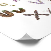 ウッドランドの子供たちABCアルファベットチャイルドウォールアート ポスター (角)