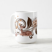 ウッドランドの子守大型マグカップ コーヒーマグカップ (正面左)