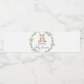 ウッドランドの小さなクマの赤ちゃんシャワー水のボトルのラベル ペットボトルラベル (シングルラベル)