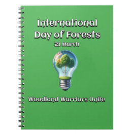 ウッドランドの戦士たちが団結する。森の日(IDF) ノートブック