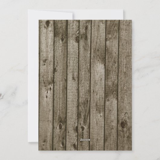 ウッドランドの森の切り取りクマ写真メリークリスマス シーズンカード (裏面)