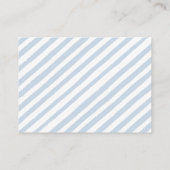 ウッドランドの森の動物の本男の赤ちゃんシャワー エンクロージャーカード (裏面)