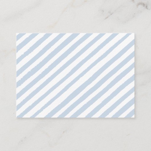 ウッドランドの森の動物の本男の赤ちゃんシャワー エンクロージャーカード (裏面)