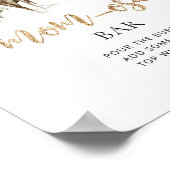 ウッドランドの森の鹿の居心地の良い母さバーポスター ポスター (角)