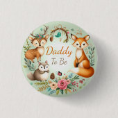 ウッドランドの生物 Daddy To Be Woodland Whimsy 缶バッジ (正面)