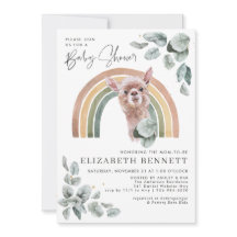 ウッドランドの緑 |森の動物と虹