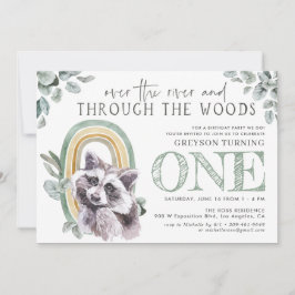 ウッドランドの緑 |森の動物と虹