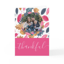 ウッドランドの葉のパターン感謝祭の写真