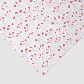 ウッドランドの葉自然赤い果実のパターン 薄葉紙 (詳細)