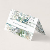 ウッドランドの葉 名刺 (裏面)