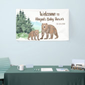 ウッドランドはニュートラルウォーター色のベビーシャワーを負担 横断幕 (トレードショー)