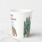 ウッドランドはニュートラルウォーター色のベビーシャワーを負担 紙コップ (右)