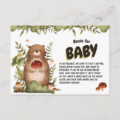 ウッドランドはベビーお洒落向けの緑本を持つ エンクロージャーカード (正面)