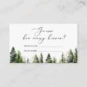 ウッドランドは数を推測キスブライダルゲーム エンクロージャーカード (正面)