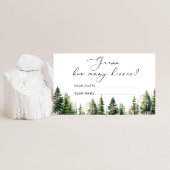 ウッドランドは数を推測キスブライダルゲーム エンクロージャーカード