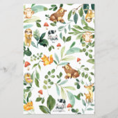 ウッドランドは正しい価格の赤ちゃんシャワーゲームを推測 (裏面)