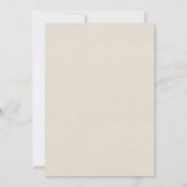 ウッドランドをテーマにした園芸と招待状 招待状 (裏面)