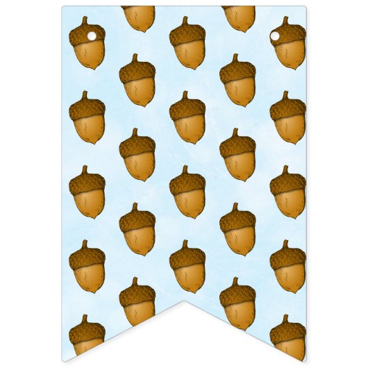 ウッドランドをテーマにした赤ちゃんシャワーの男の子 バンティングフラッグ (第2の旗)