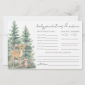 ウッドランドアドベンチャーベビーアドバイス予測カード (正面)