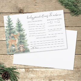 ウッドランドアドベンチャーベビーアドバイス予測カード