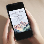 ウッドランドアドベンチャーベビーシャワー 招待状