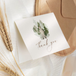 ウッドランドアドベンチャーベビー男女兼用シャワー サンキューカード